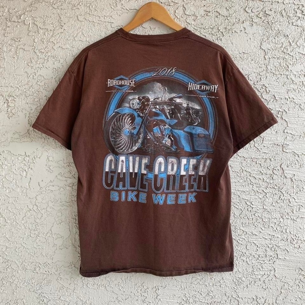 Vintage Motorcross Cave Creek‎ Arizona Biker T-Shirt